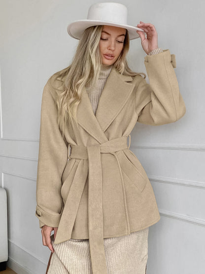 Searching For You Khaki Trench Coat