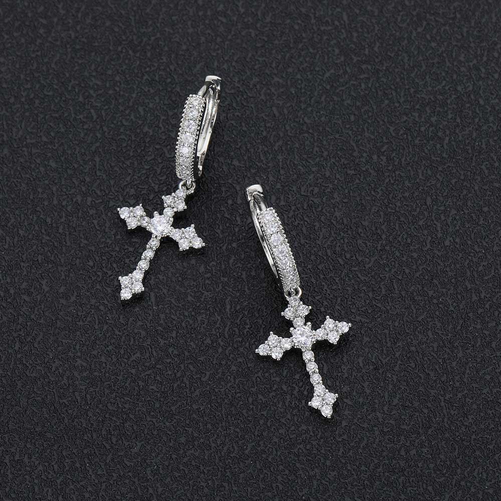 Appalonia Gothic Style Cross Earrings
