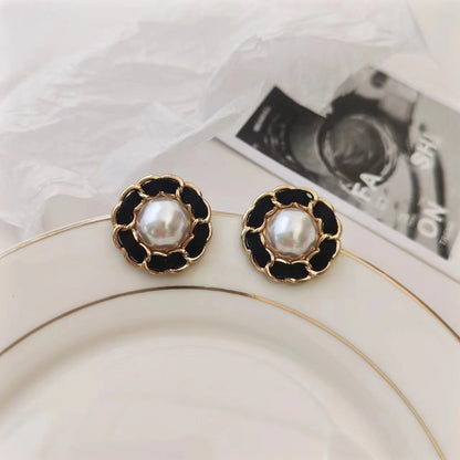 Tiffany Sterling Silver Pearl Studs