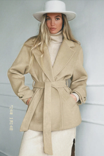 Searching For You Khaki Trench Coat