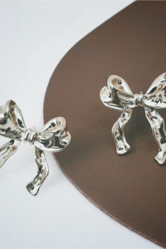 Sidney Dainty Bow Earrings Simple Style Fashionable And Versatile Earrings