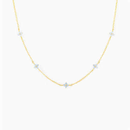Bloom Where You’re Planted Dainty Flower Necklace